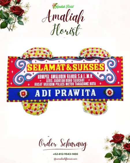 Papan Bunga Ucapan Selamat Mompang