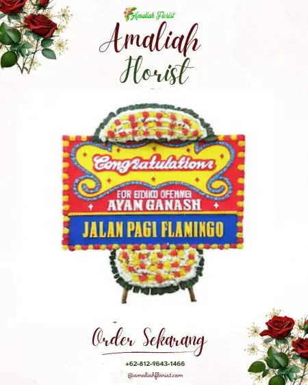 Sewa Papan Bunga Mompang